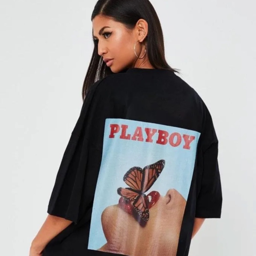 MISSGUIDED X PLAYBOY TSHIRT DRESS